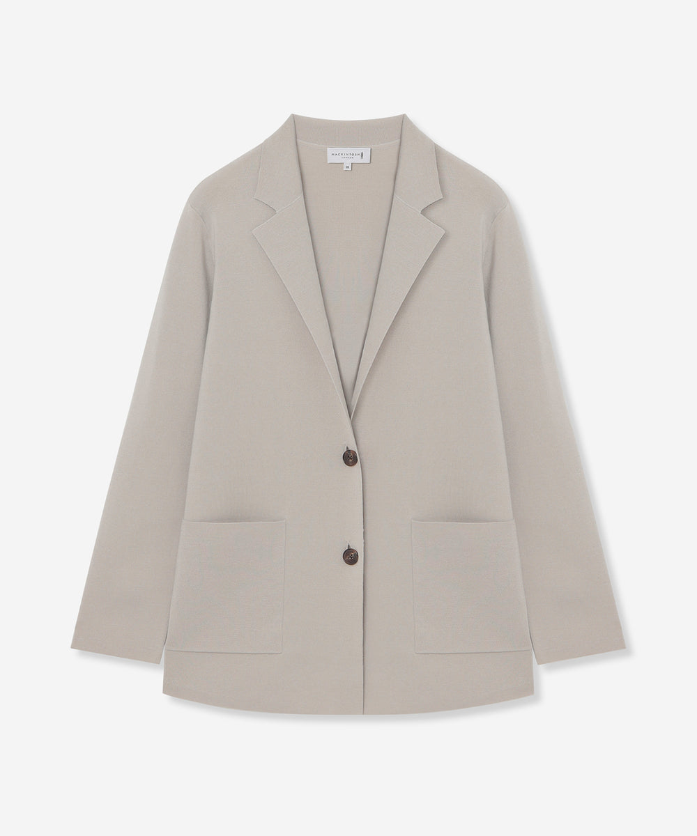 L】クリアーニットジャケット(コート)｜MACKINTOSH LONDON