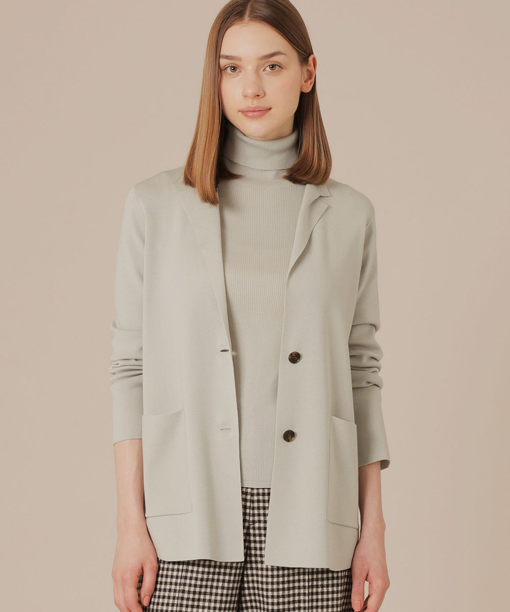 L】クリアーニットジャケット(コート)｜MACKINTOSH LONDON