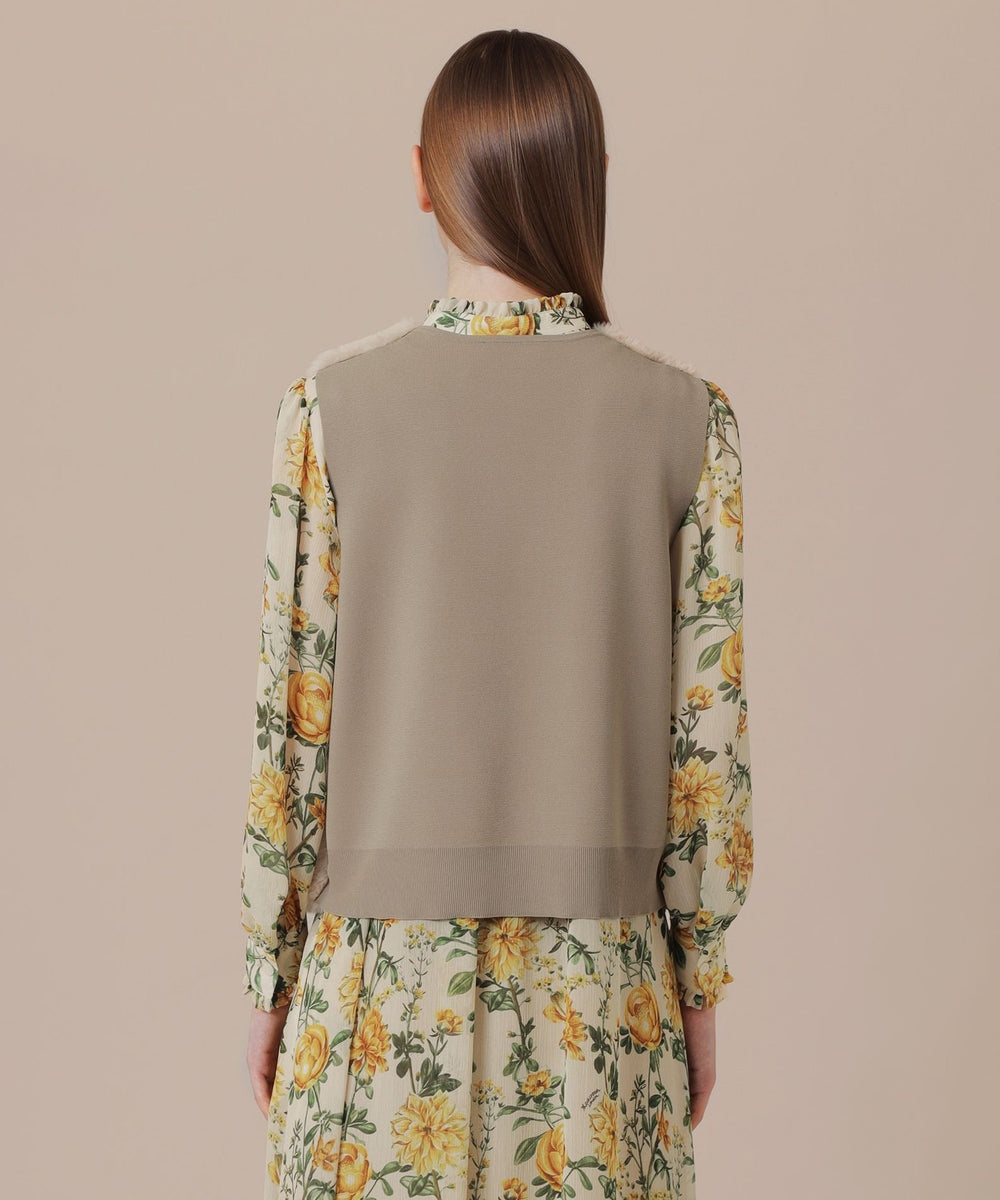 MACKINTOSH LONDON ニットコンビファージレ 38 マッキントッシュ ロンドン MACKINTOSH LONDON ファージレニットコンビ