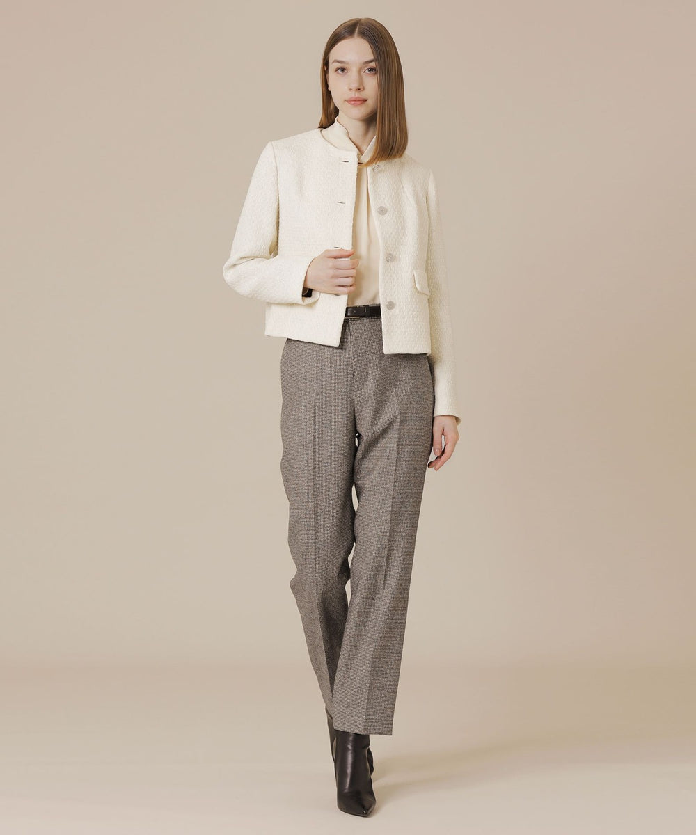 専用 HERNO ツイードジャケット ベージュ ベージュツイードジャケット