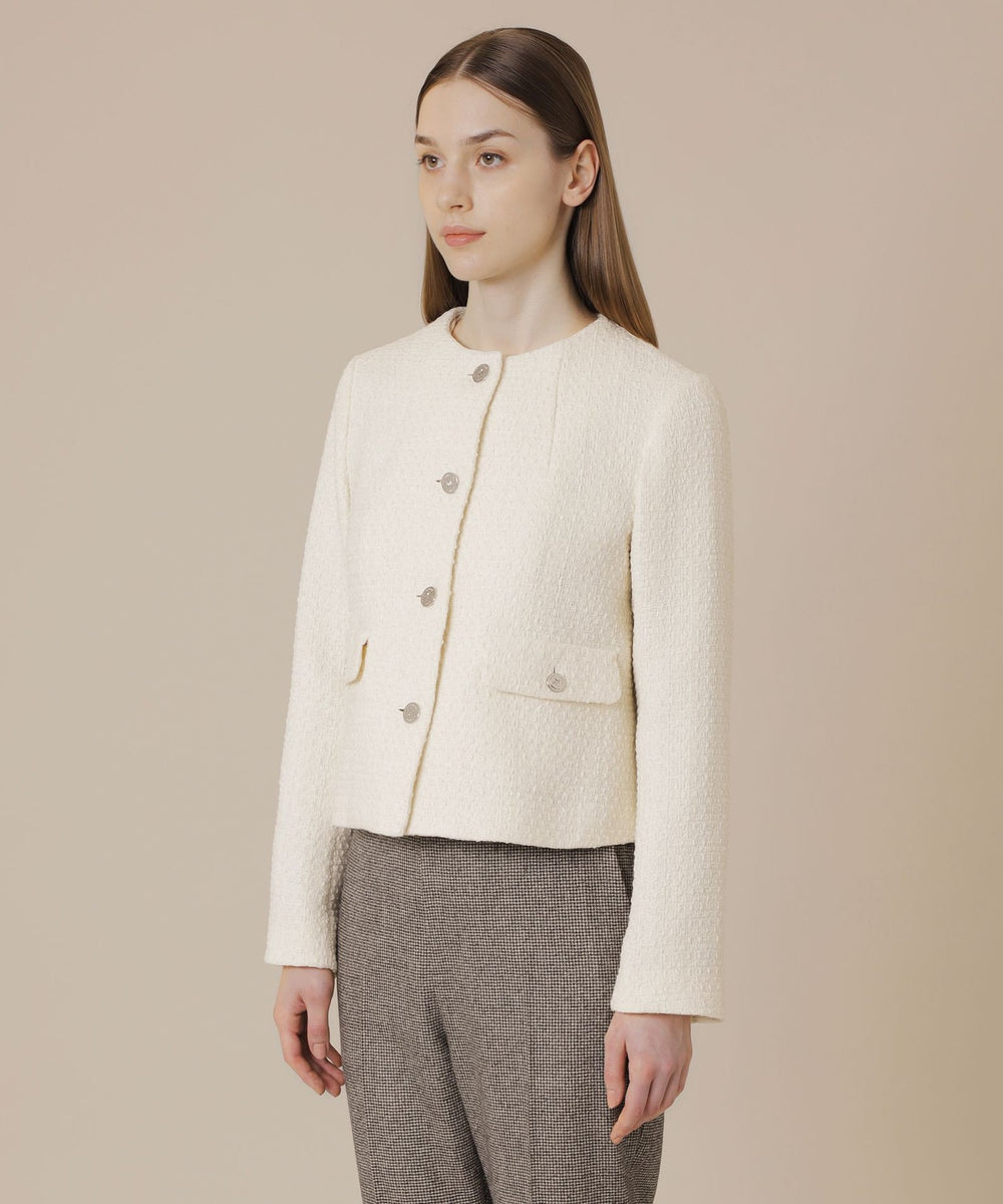 ルネ rene ツィードジャケット RENE ルネ 38 ツイードジャケット