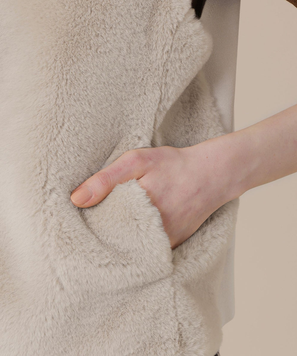 MACKINTOSH ホワイト ジャンパー L】ファージレニットコンビ(ジャケット)｜MACKINTOSH LONDON