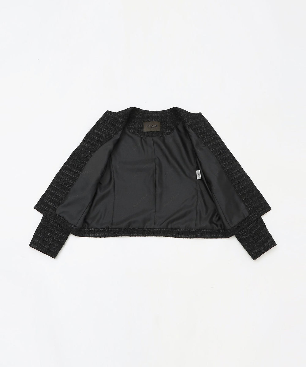 L】ツイードノーカラージャケット(ジャケット)｜MACKINTOSH LONDON