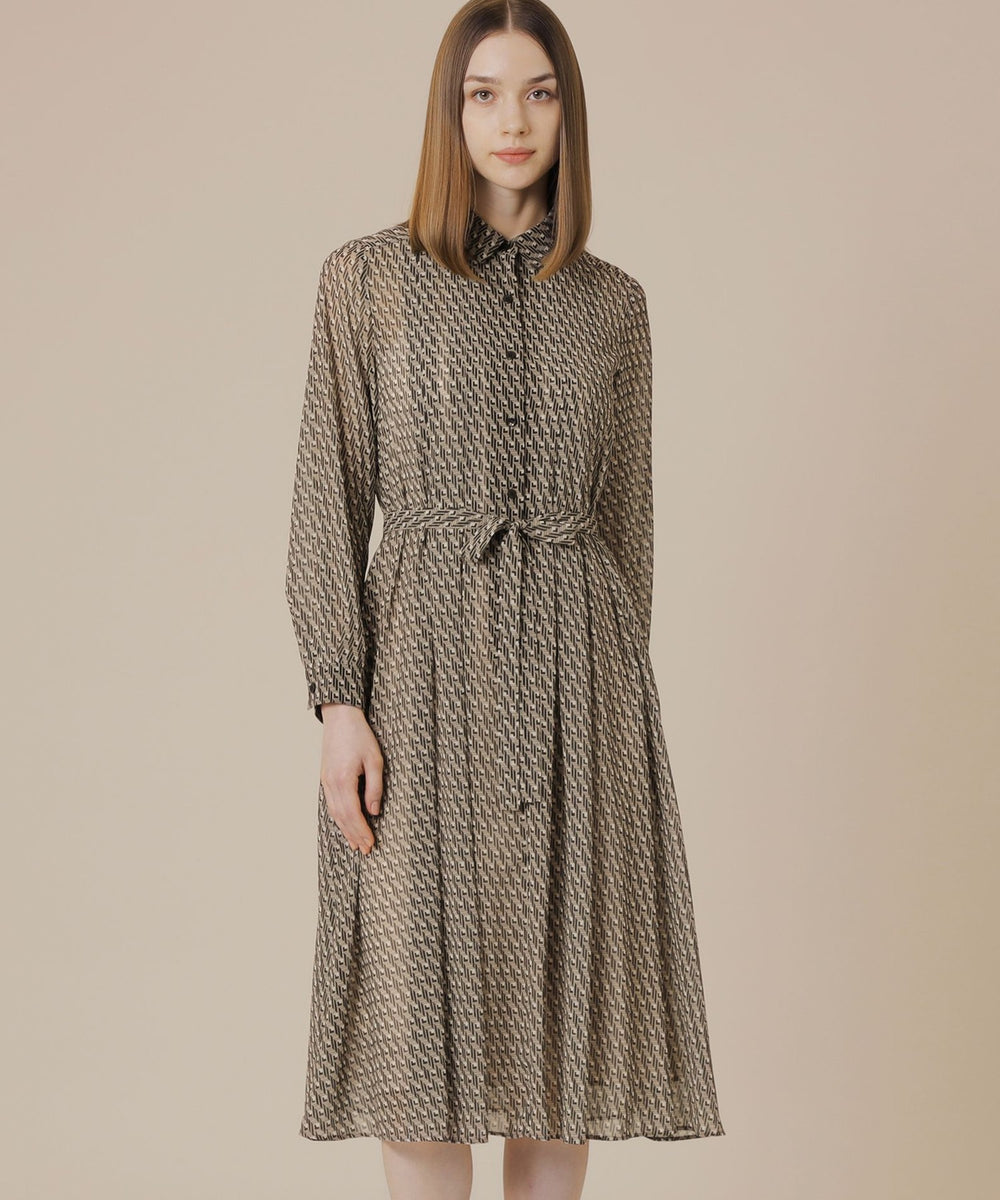 ２L　MACKINTOSH LONDON　ワンピース L】ファインウールホールガーメントニットワンピース(ワンピース