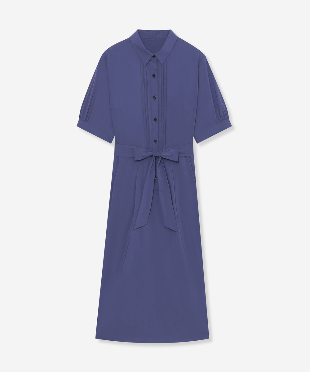 L】コットンナイロンストレッチワンピース(ワンピース)｜MACKINTOSH