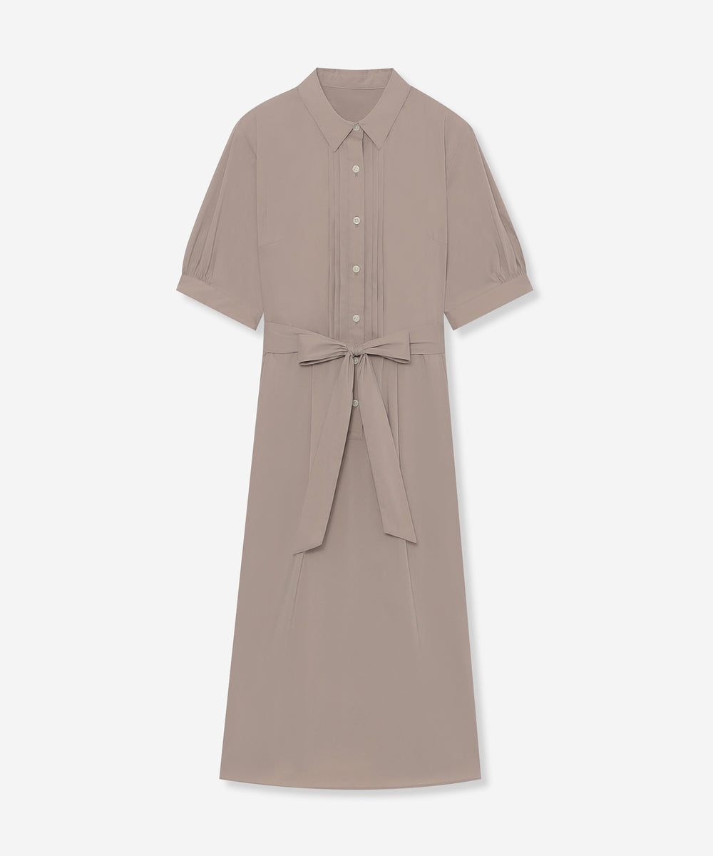 L】コットンナイロンストレッチワンピース(ワンピース)｜MACKINTOSH