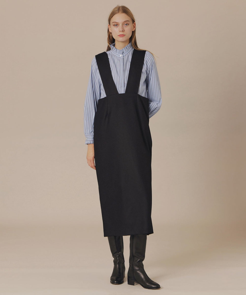 L】ウールサキソニーワンピース(ワンピース)｜MACKINTOSH LONDON