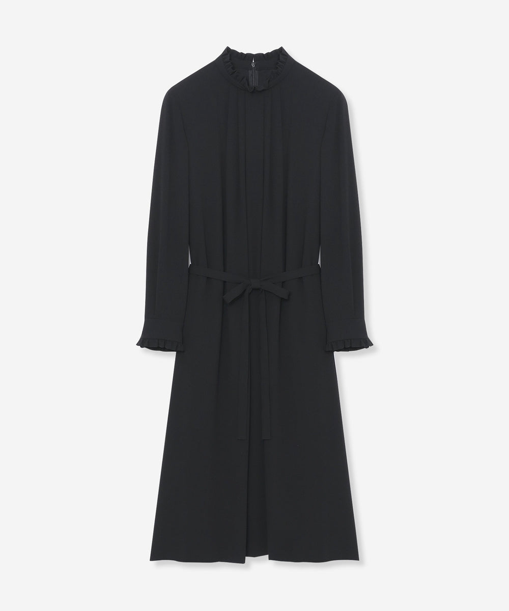 L】バックサテンジョーゼットワンピース(ワンピース)｜MACKINTOSH