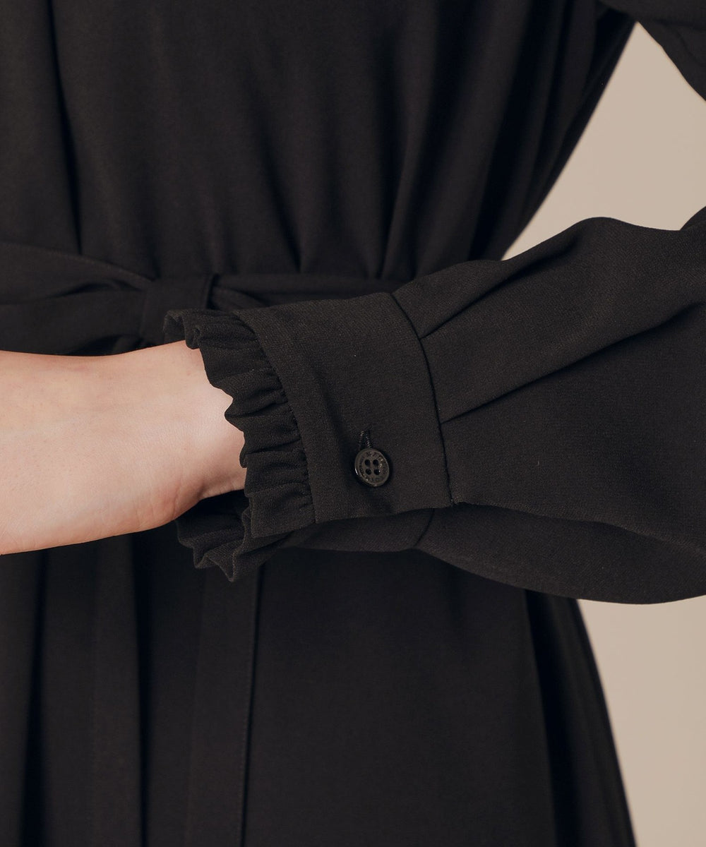 L】バックサテンジョーゼットワンピース(ワンピース)｜MACKINTOSH