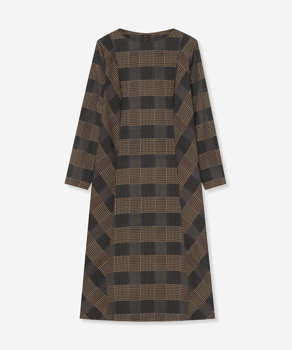 L】プリントチェックワンピース(ワンピース)｜MACKINTOSH LONDON
