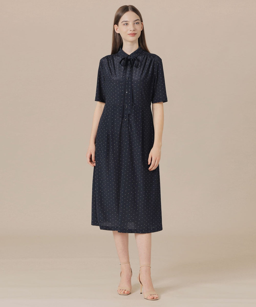 L】【WEB・一部店舗限定】アスタープリントジャージワンピース