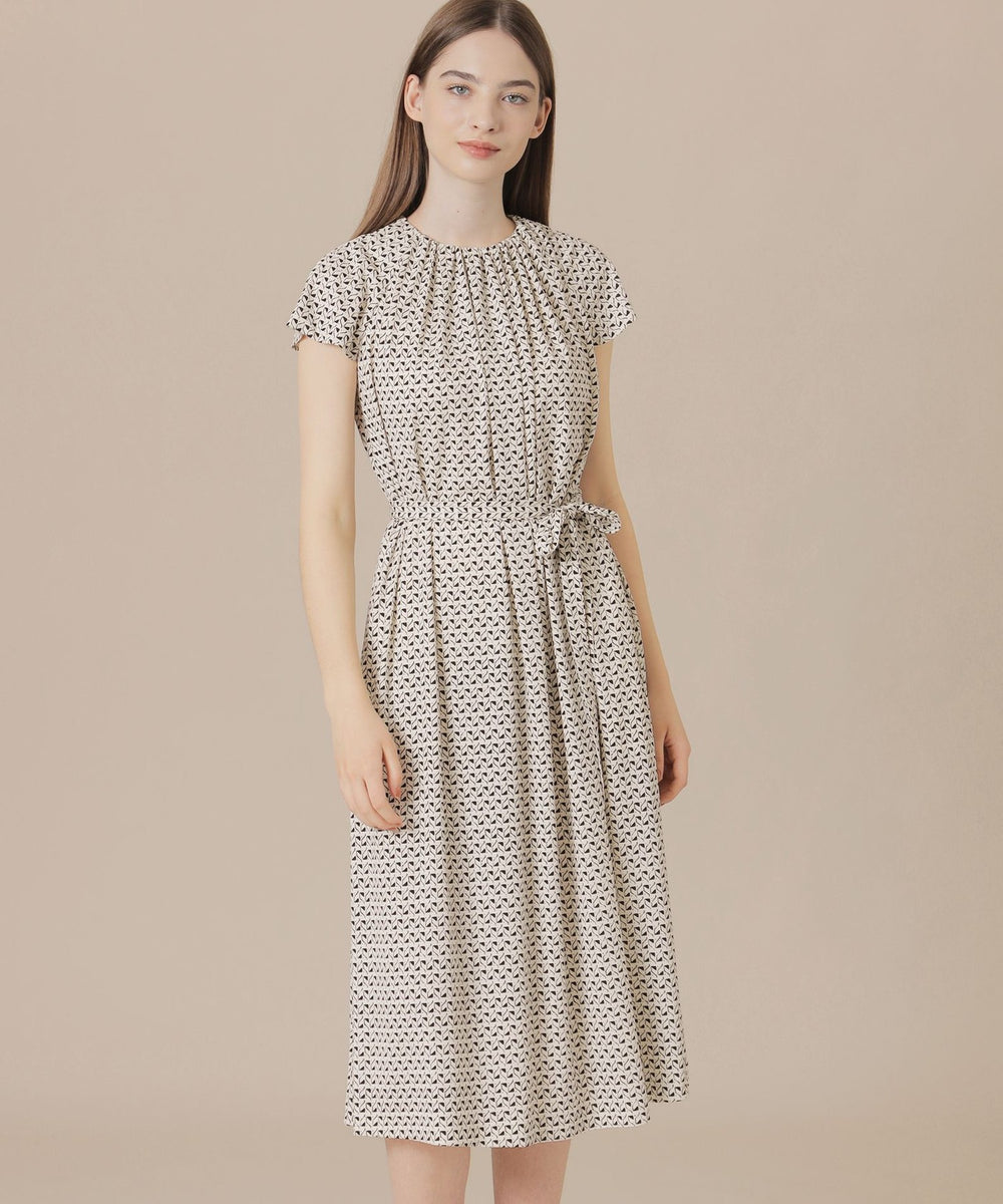 L】【WEB・一部店舗限定】レードルプリントワンピース(ワンピース