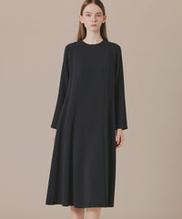 ロンリネスワンショット L】トリアセテートエアリークロスワンピース(ワンピース)｜MACKINTOSH