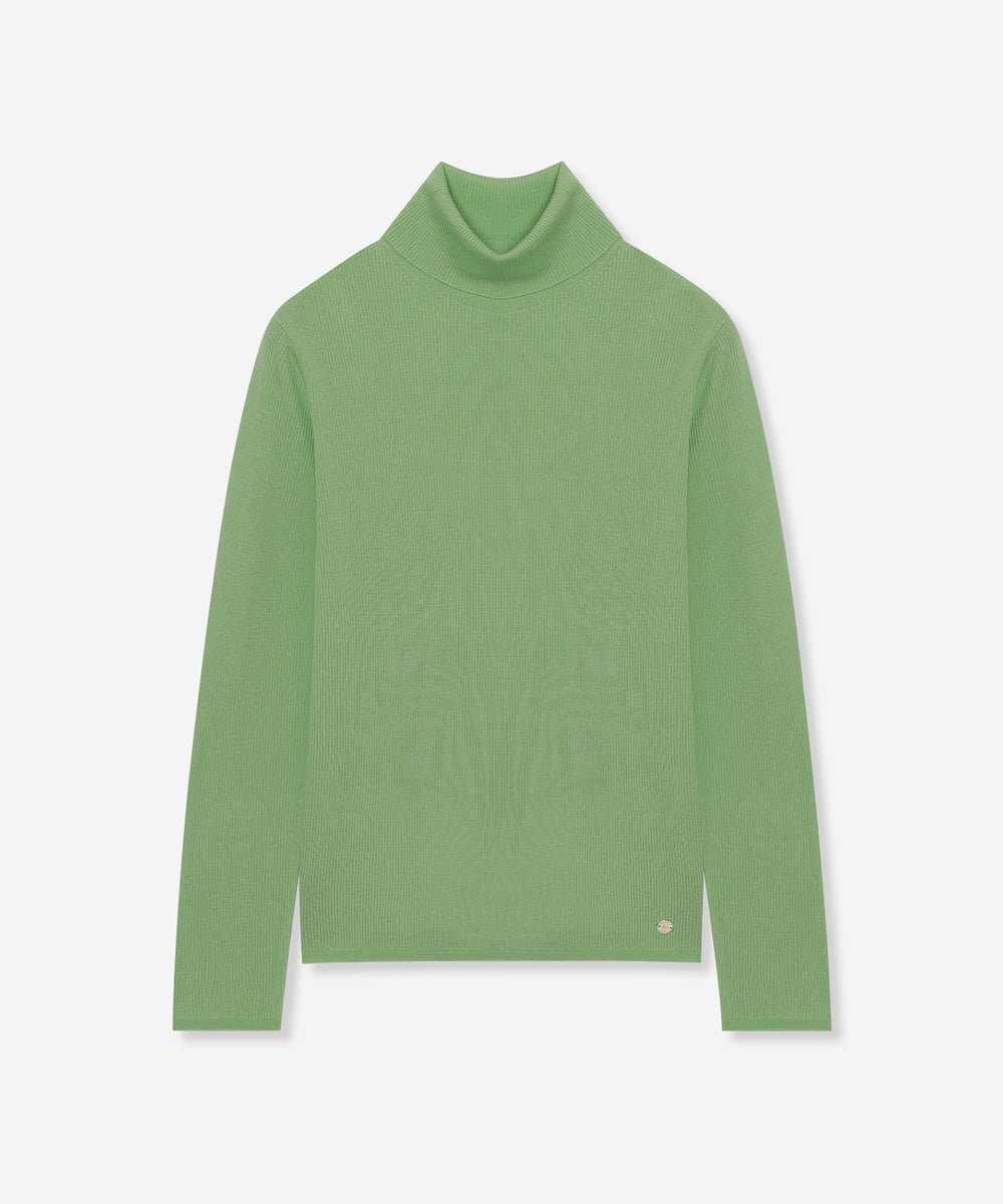 L】クリアーニットタートルネックプルオーバー(トップス)｜MACKINTOSH