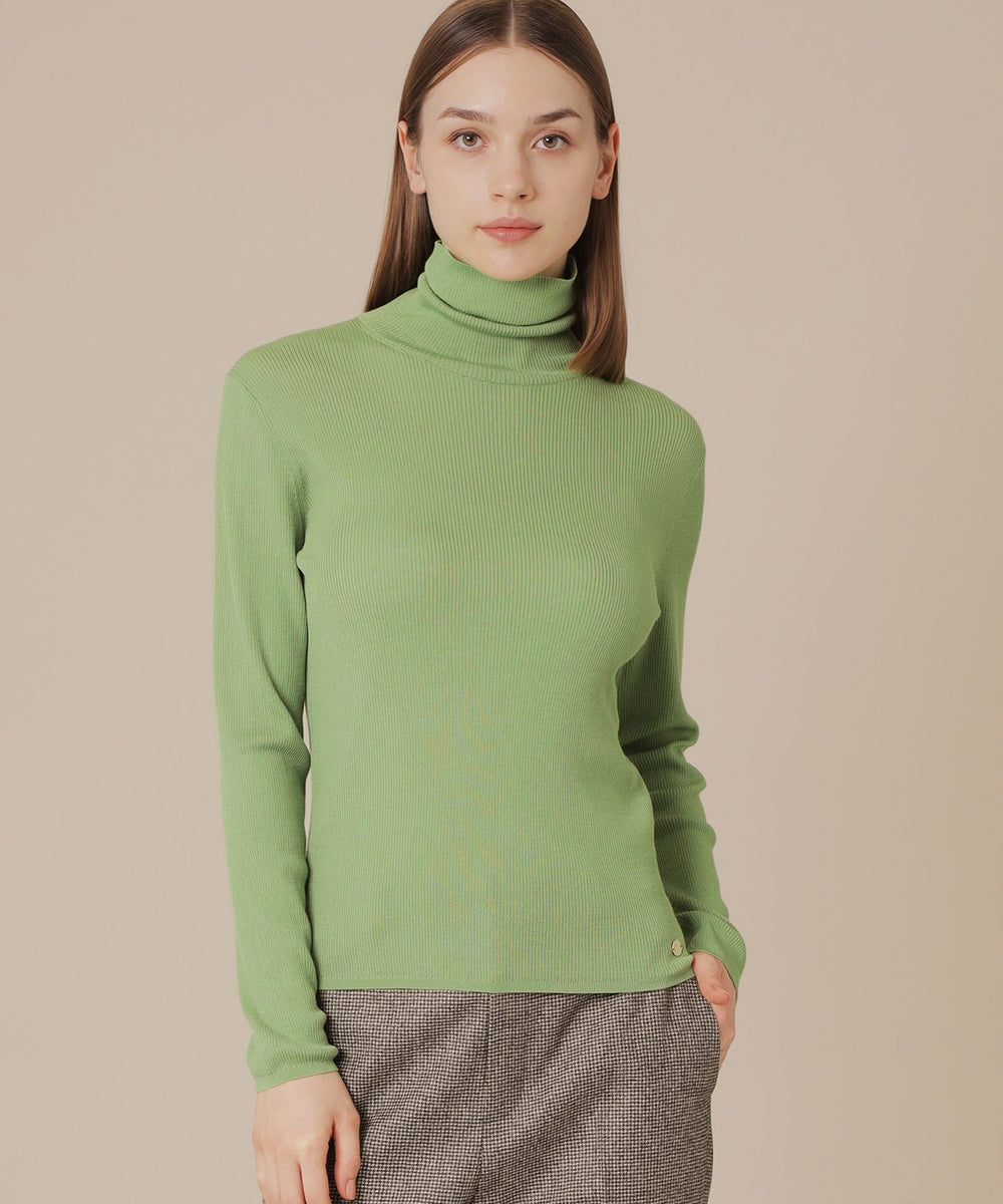 L】クリアーニットタートルネックプルオーバー(トップス)｜MACKINTOSH