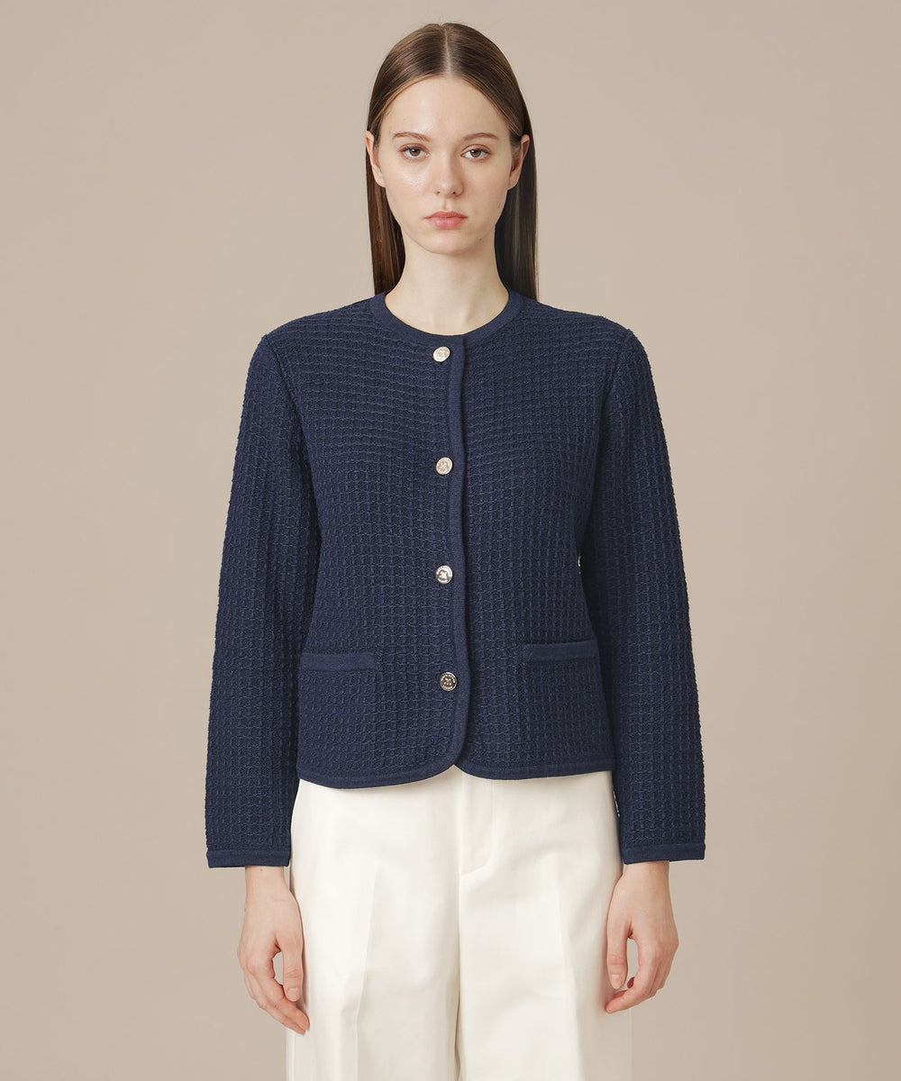 L】ツイードニットジャケット(トップス)｜MACKINTOSH LONDON