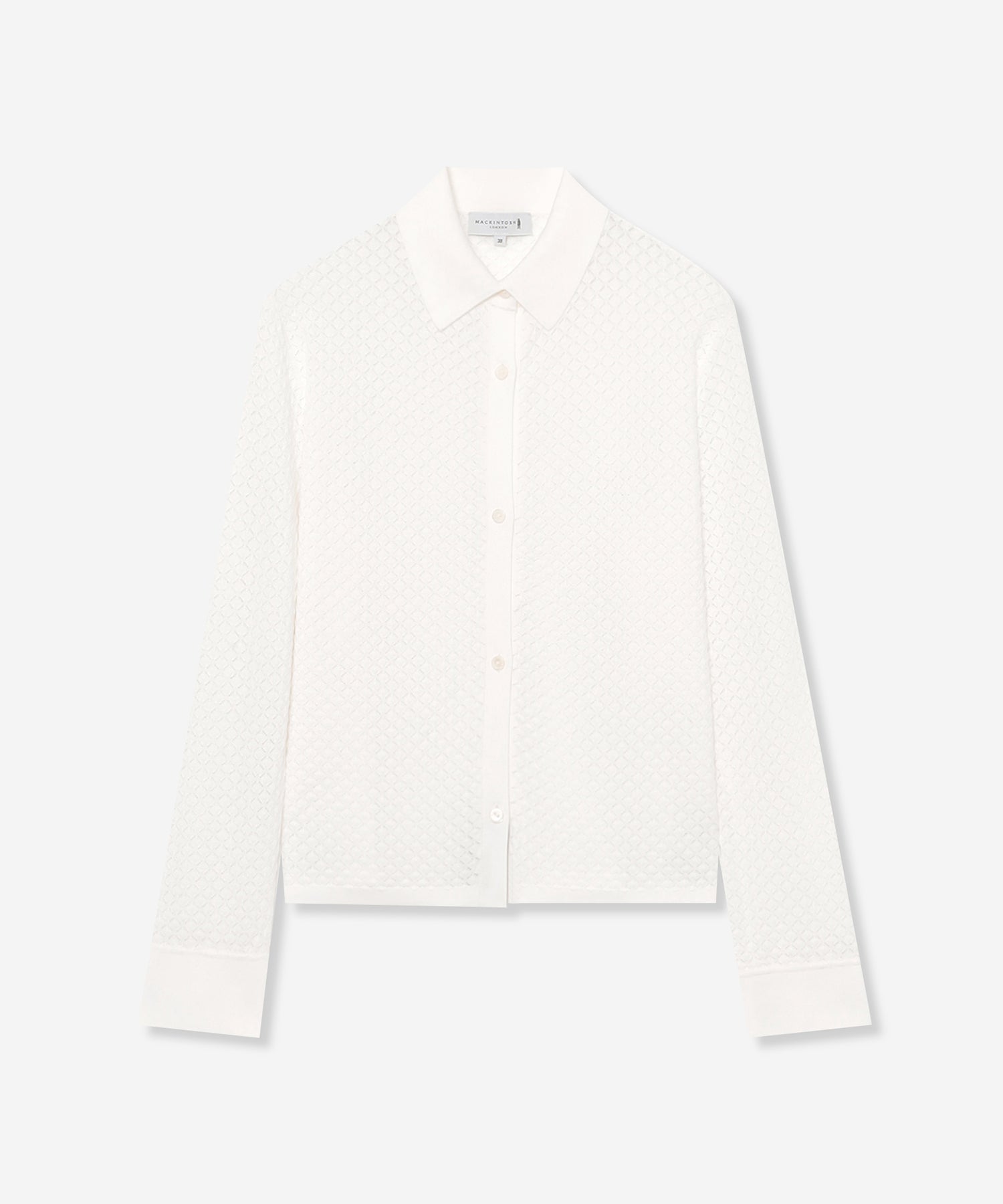 eclat5月号掲載】【L】レースニットシャツ(トップス)｜MACKINTOSH