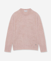 ATON ✨カシミヤ100% ファーニットプルオーバー　サイズ2 ピンク 極美品 エイトン カシミヤ100% ファーニット クルーネック ピンク 4