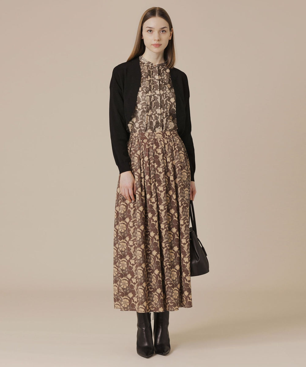 L】スライトラスターストレッチカーディガン(トップス