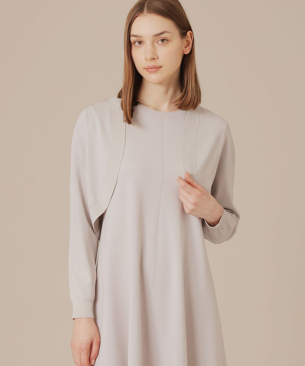 まっつん L】スライトラスターストレッチカーディガン(トップス