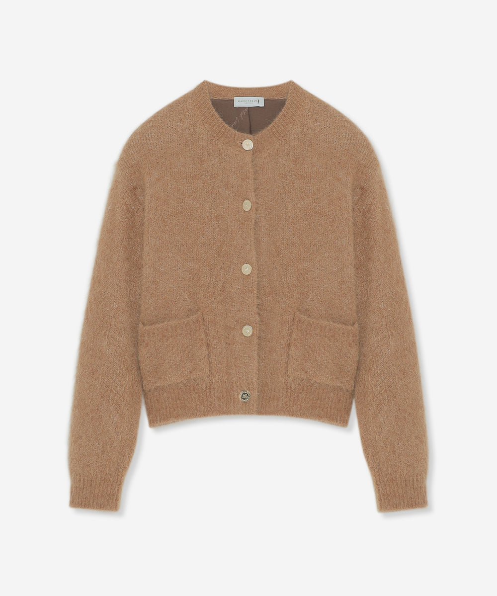 kolor ドッキングガーディガン 片畦 スポンディッシュ ドッキング ニット カーディガン | ジャングル