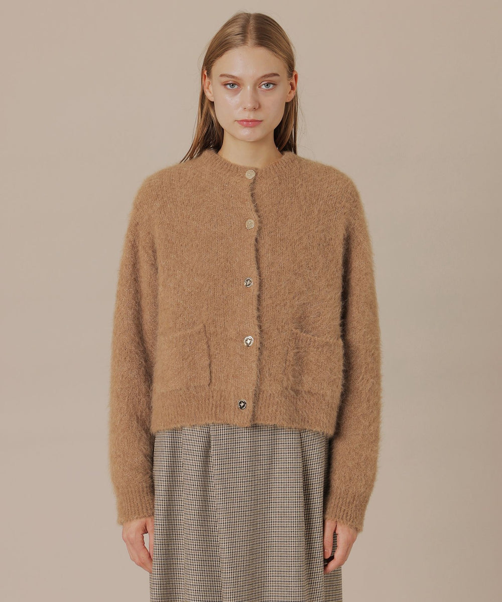 L】アルパカシャギーニットカーディガン(トップス)｜MACKINTOSH