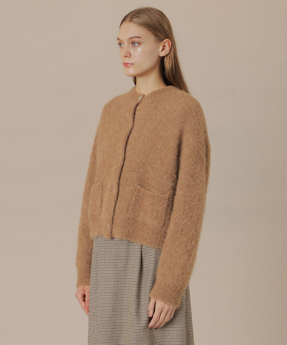 L】アルパカシャギーニットカーディガン(トップス)｜MACKINTOSH
