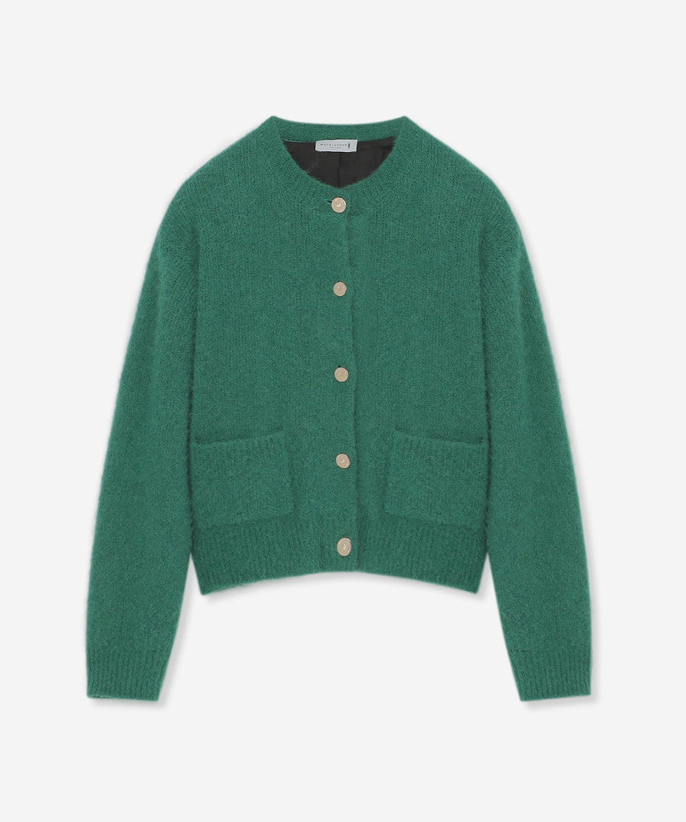 L】アルパカシャギーニットカーディガン(トップス)｜MACKINTOSH