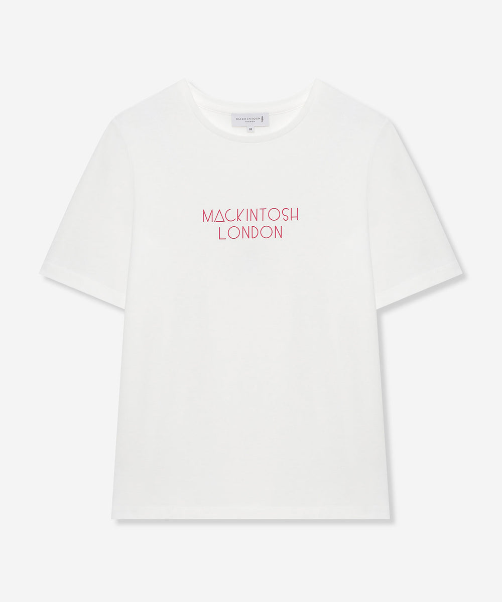 L】ジオメトリックロゴプリントＴシャツ(トップス)｜MACKINTOSH LONDON