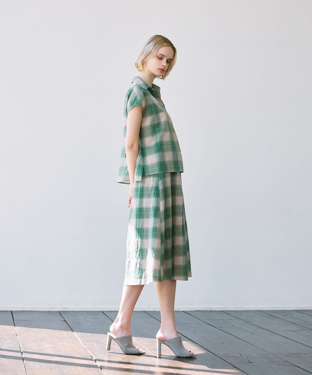 【新品、タグ付】マッキントッシュロンドン　スカート46【L】　定価41,800円 L】ブライトチェックスカート(スカート)｜MACKINTOSH LONDON