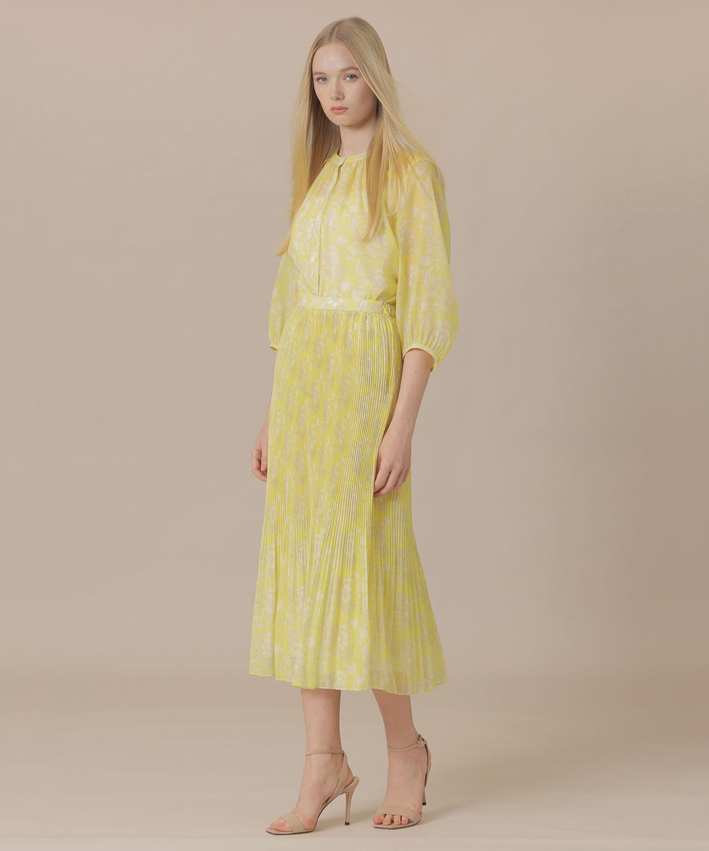 婦人画報4月号掲載】【L】【BIBURY FLOWER】バイブリーオーガンジー