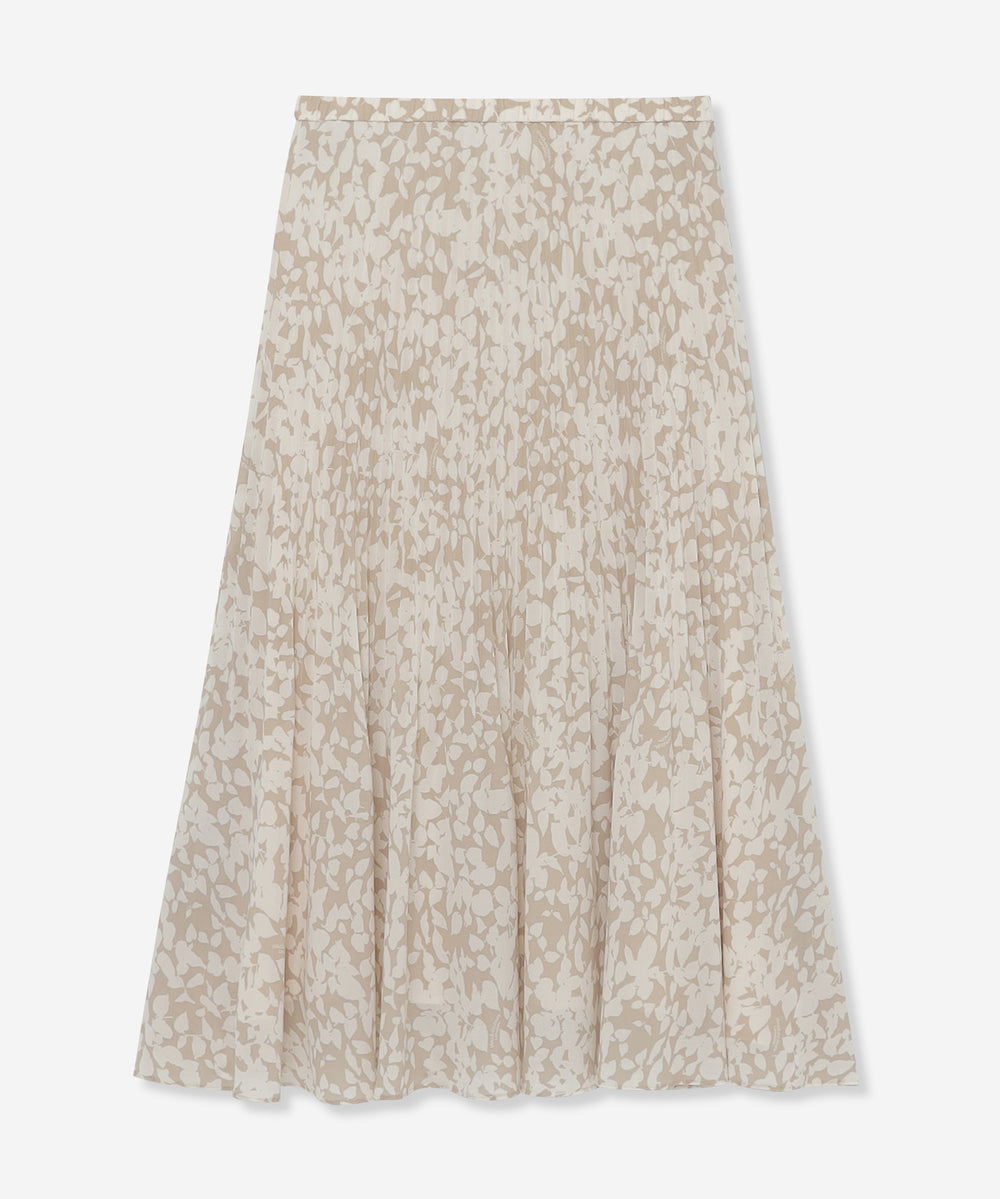 L】【WEB・一部店舗限定】シルエットフラワースカート(スカート