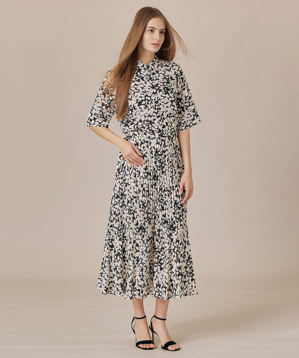 未使用 マッキントッシュロンドン レインドロッププリントスカート 接触冷感 XL L】レードルプリントスカート(スカート)｜MACKINTOSH LONDON