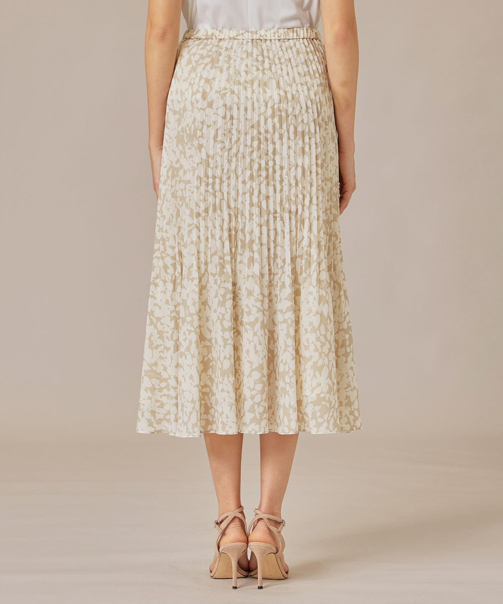 L】【WEB・一部店舗限定】シルエットフラワースカート(スカート