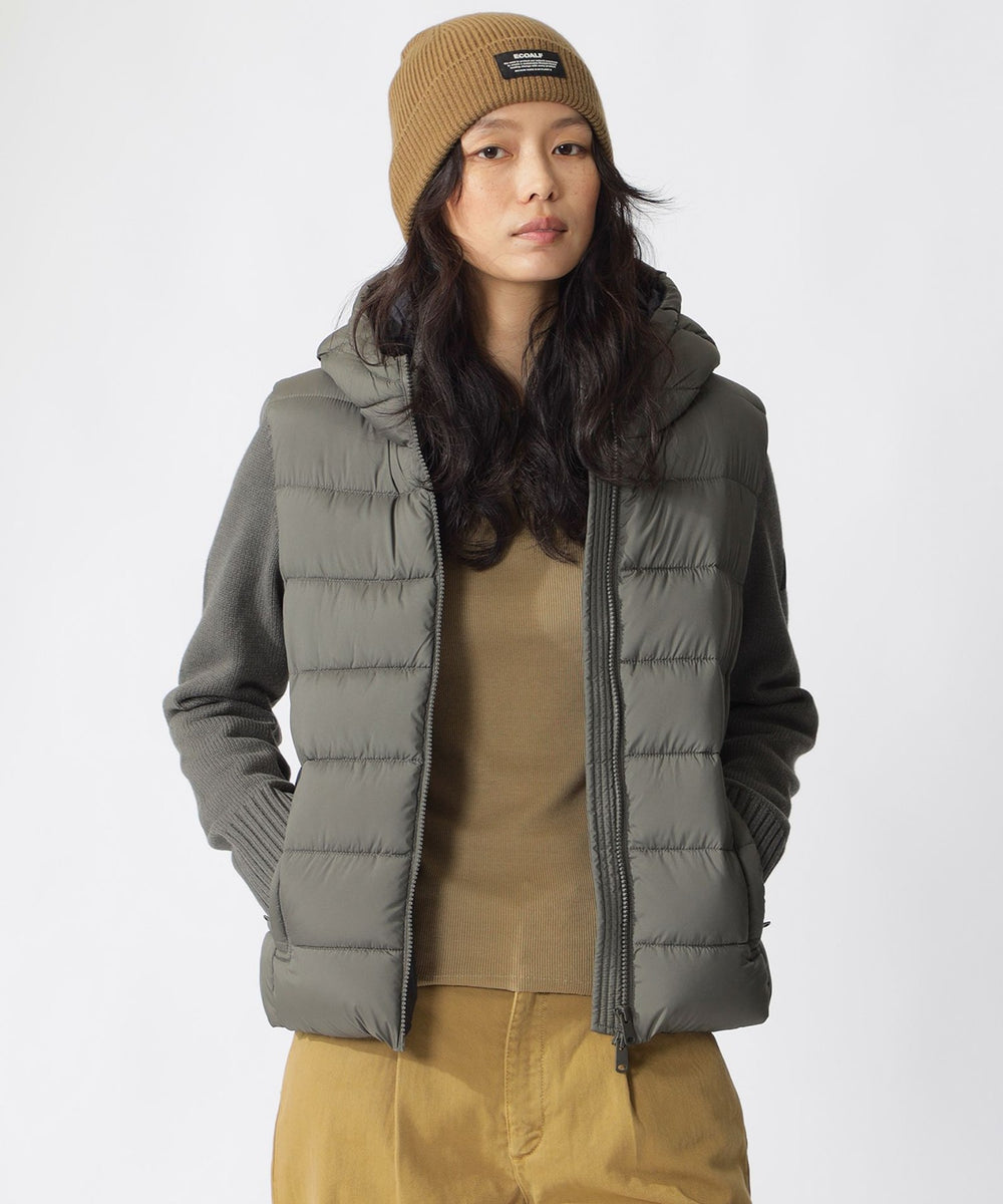 DENALI ニットコンビ アウター / DENALI KNIT WOMAN(ブルゾン)｜ECOALF