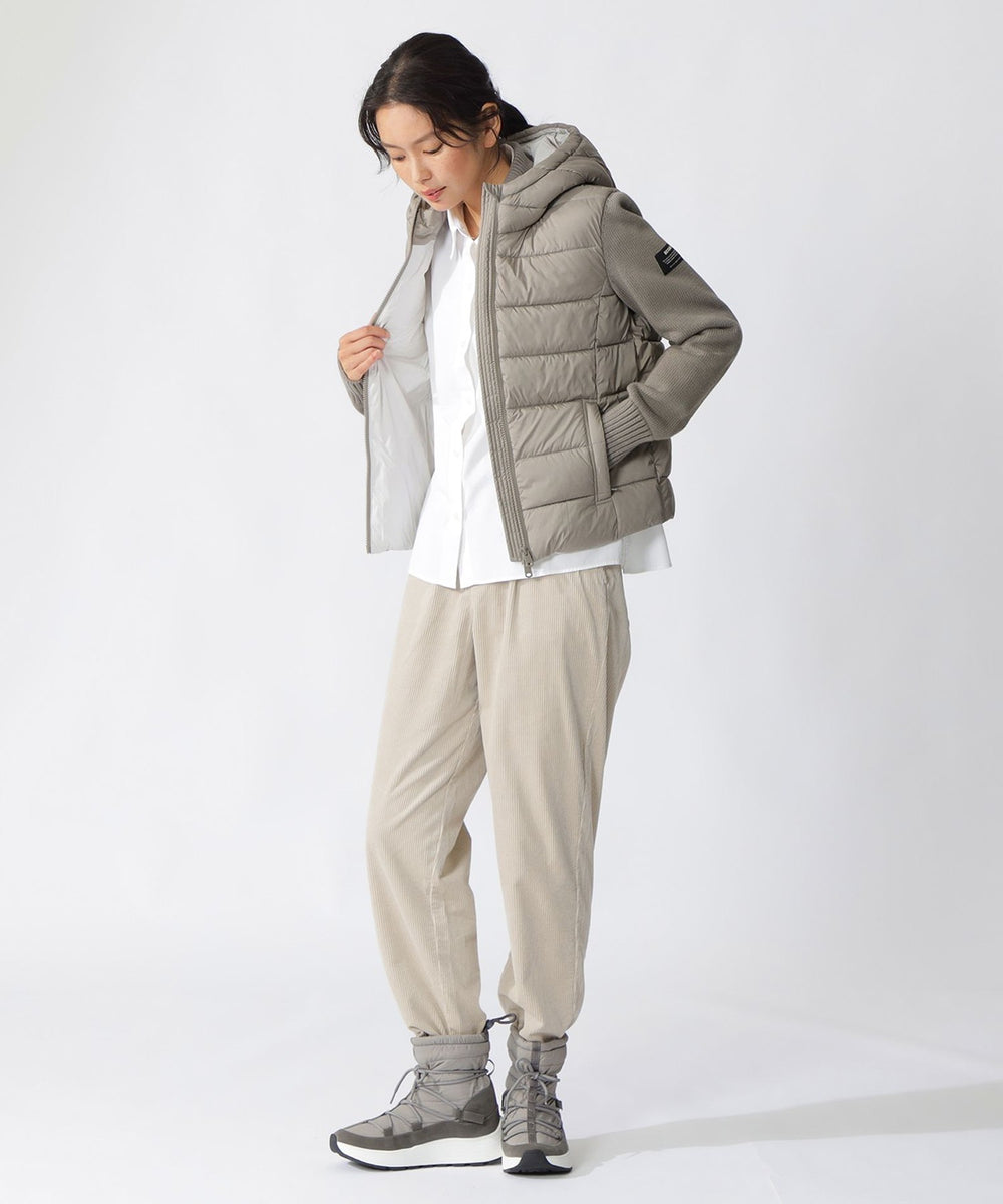 DENALI ニットコンビ アウター / DENALI KNIT WOMAN(ブルゾン)｜ECOALF
