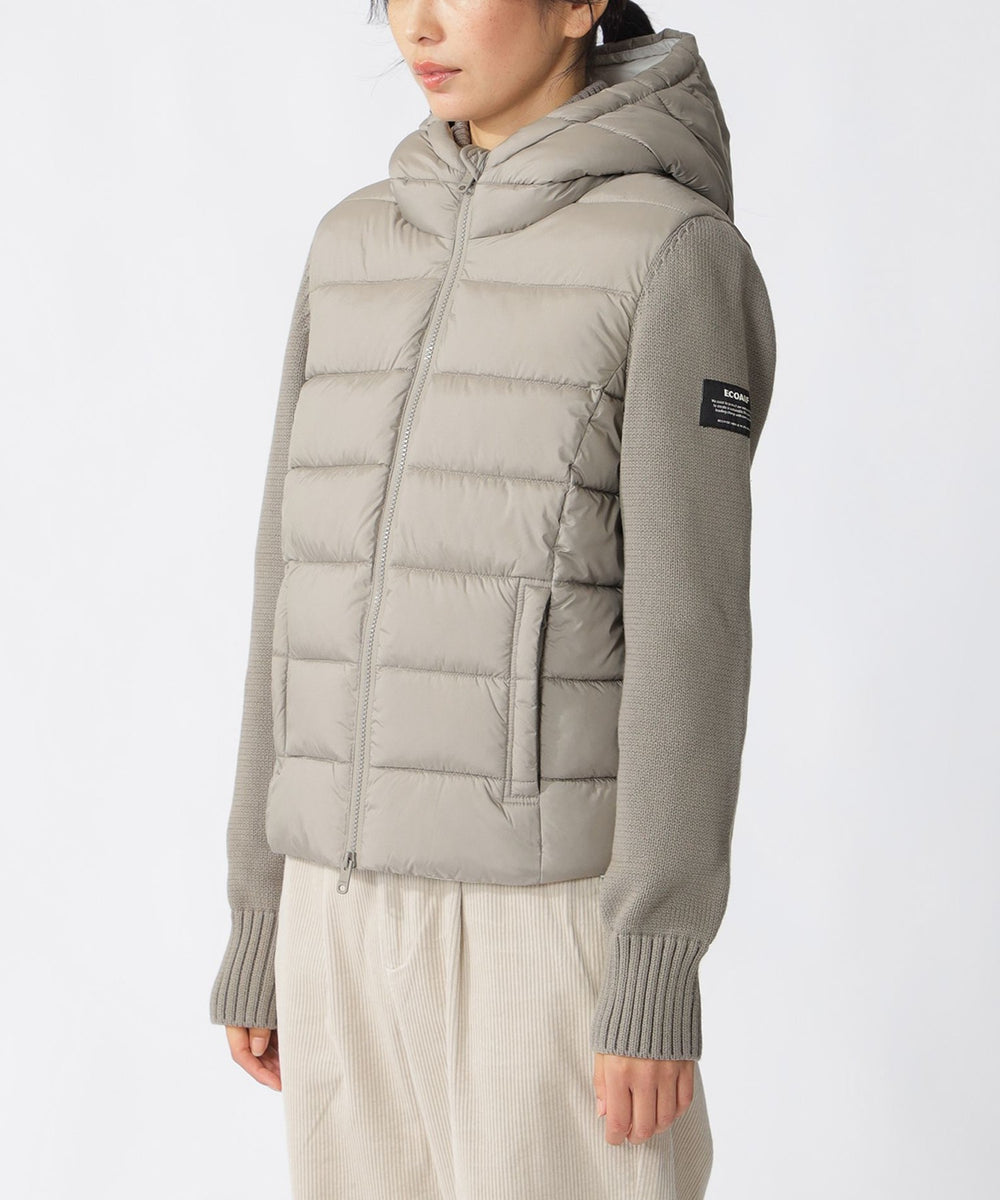 DENALI ニットコンビ アウター / DENALI KNIT WOMAN(ブルゾン)｜ECOALF