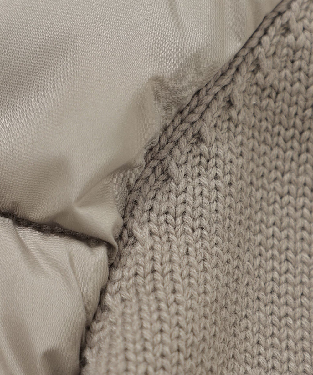 ECOALF エコアルフ ニットコンビ　アウター　ジャンパー　オフホワイト セール】 DENALI ニットコンビ アウター / DENALI KNIT WOMAN