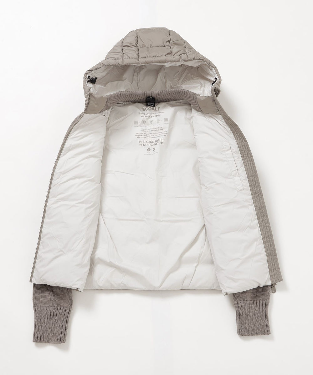 DENALI ニットコンビ アウター / DENALI KNIT WOMAN(ブルゾン)｜ECOALF