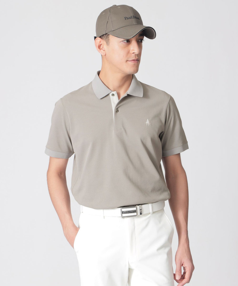 GOLF Men's】PSアイコニックロゴ半袖ポロシャツ(トップス)｜Paul