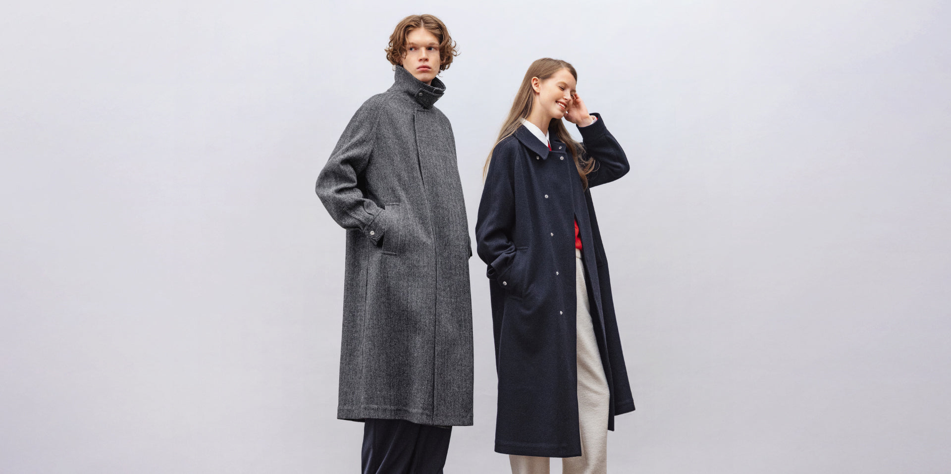 美品＊現行タグMACKINTOSH PHILOSOPHYノーカラーコート水色 MACKINTOSH PHILOSOPHY（ﾏｯｷﾝﾄｯｼｭ ﾌｨﾛｿﾌｨｰ）｜ノーカラーコート